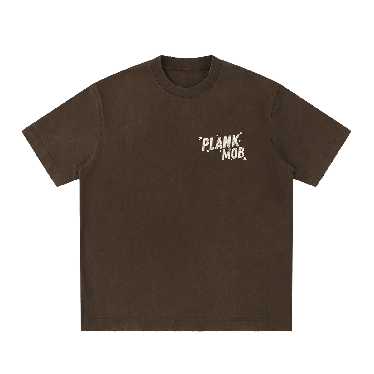 PLANK MOB Vintage Graphic Tee - Left Chest