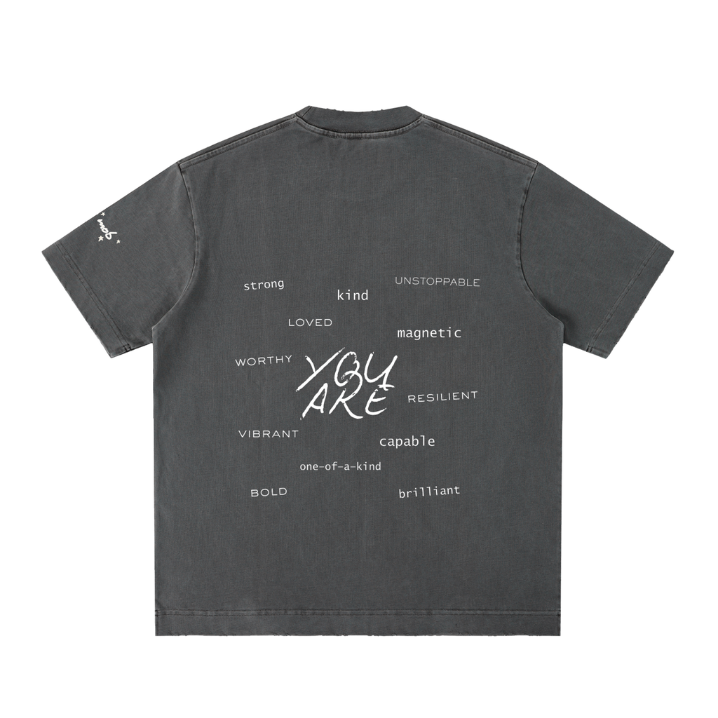 Believe In Yourself Heavyweight Frayed Shirt