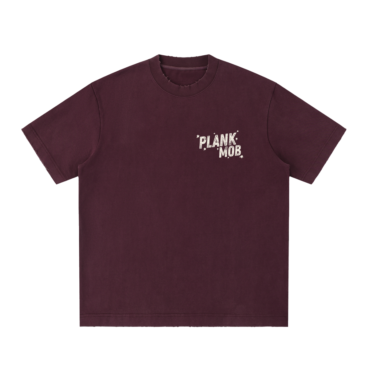PLANK MOB Vintage Graphic Tee - Left Chest
