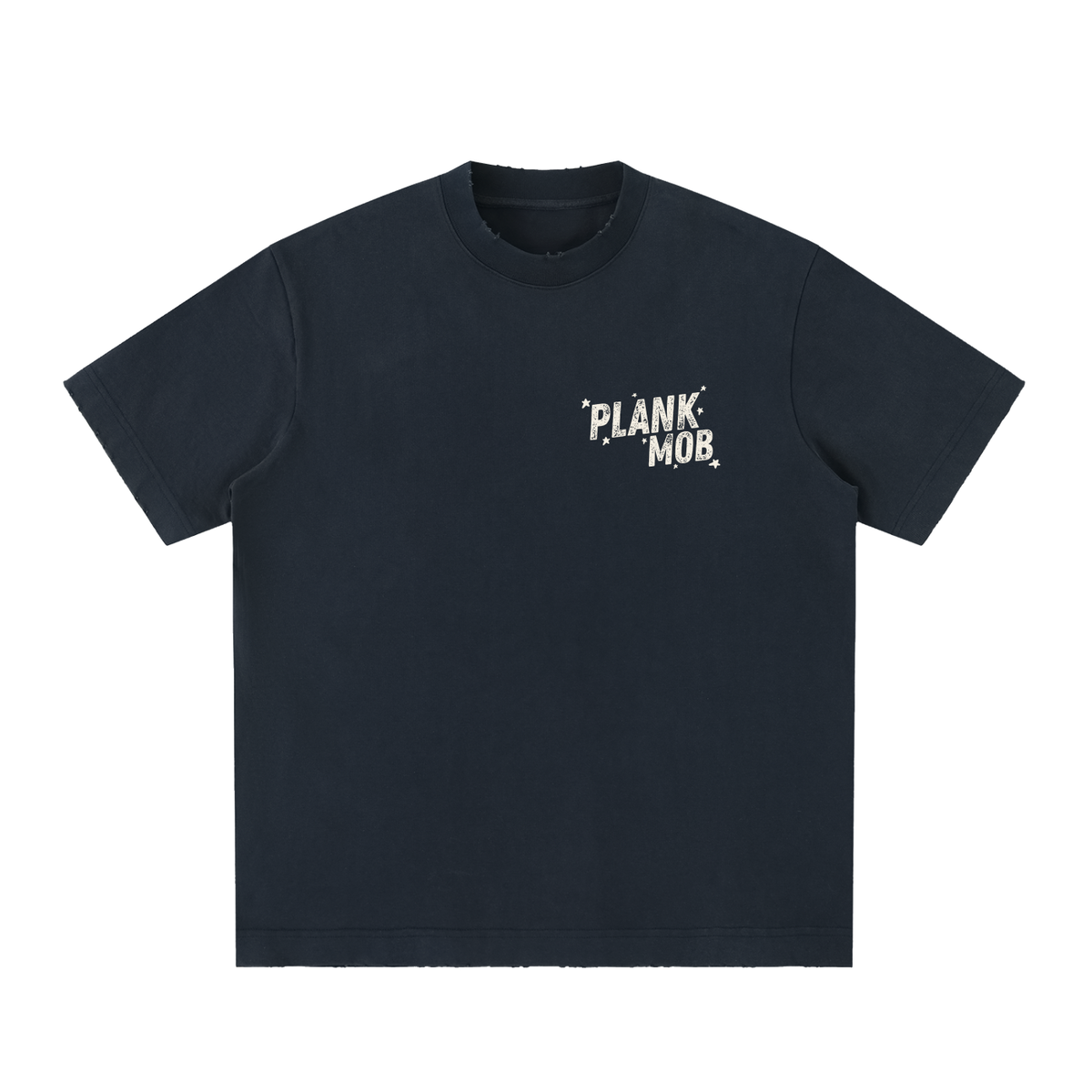 PLANK MOB Vintage Graphic Tee - Left Chest