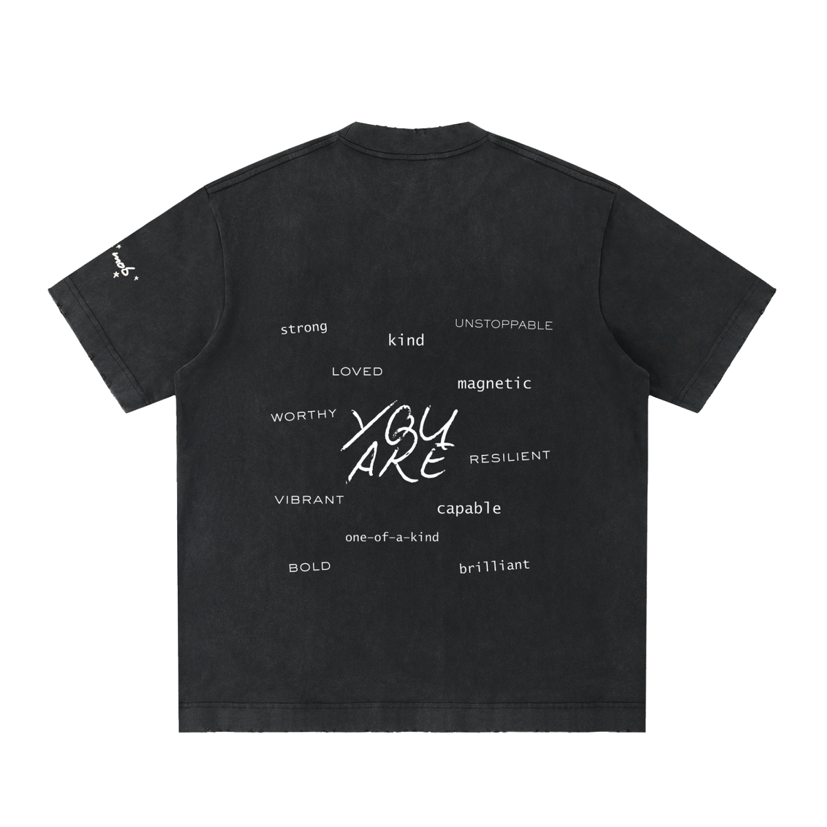 Believe In Yourself Heavyweight Frayed Shirt