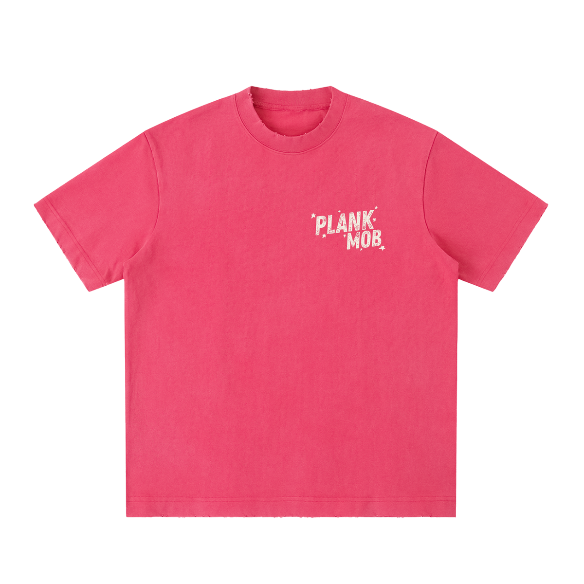 PLANK MOB Vintage Graphic Tee - Left Chest